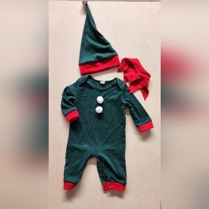 Persoplay Kids Newborn Baby Boy Colorblock Pompom Detail  Costume Jumpsuit